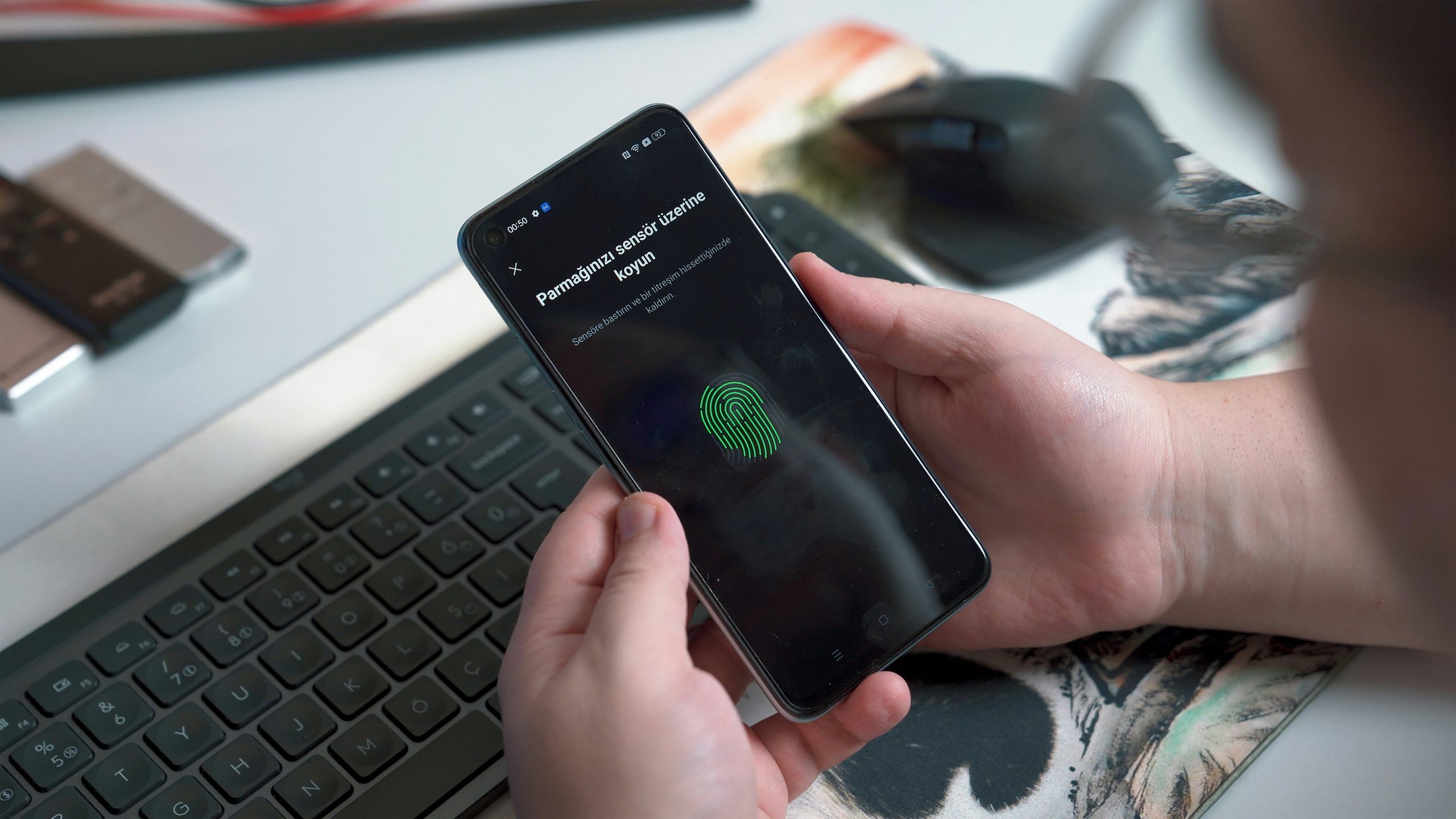 Digitale Sicherheit – Smartphone Fingerabdruck
