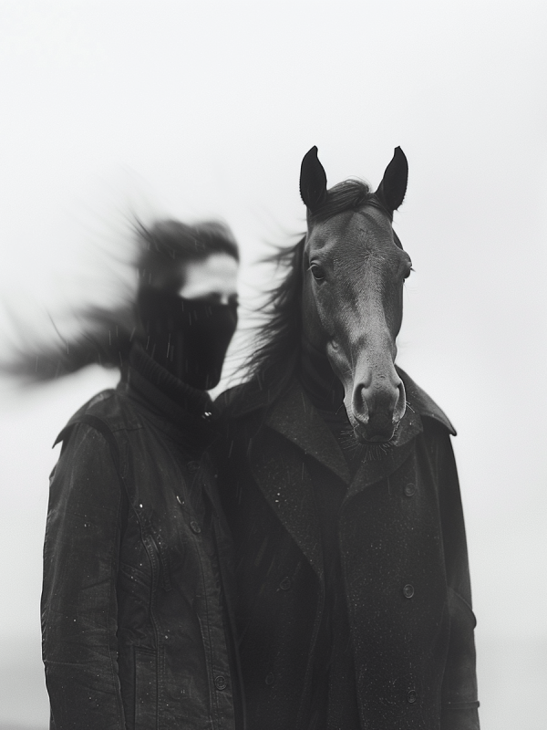 a person with a horse
