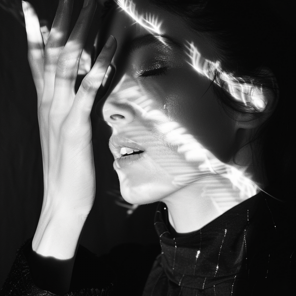 susandigital_a_light_shining_down_onto_a_woman_to_light