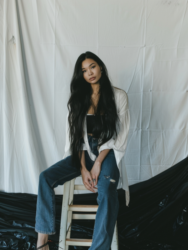 susandigital_photo_of_a_tall_woman_sitting_on_a_stool